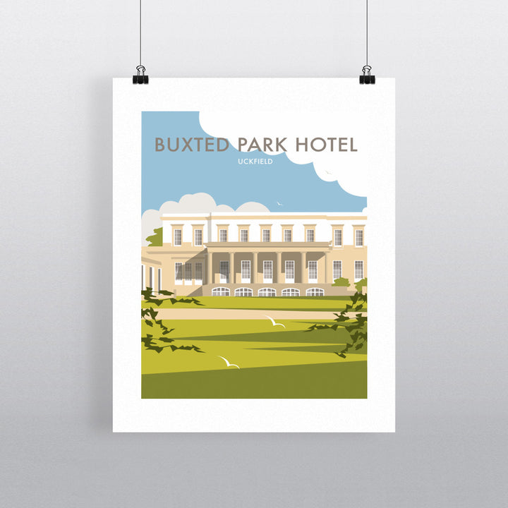 Buxted Park Hotel, Uckfield 90x120cm Fine Art Print