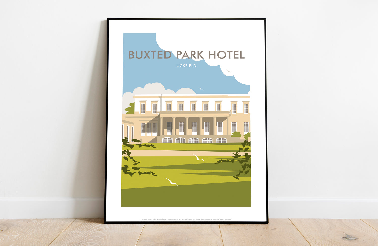 Buxted Park Hotel, Uckfield - Art Print