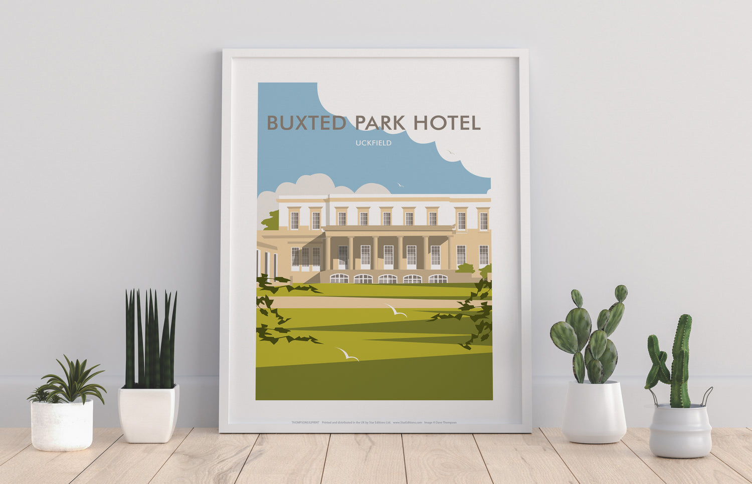 Buxted Park Hotel, Uckfield - Art Print