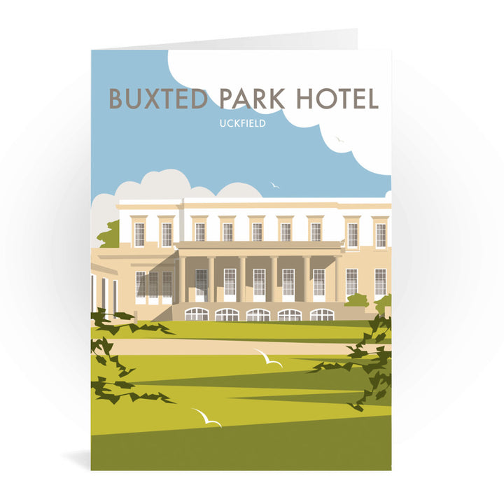 Buxted Park Hotel, Uckfield Greeting Card 7x5