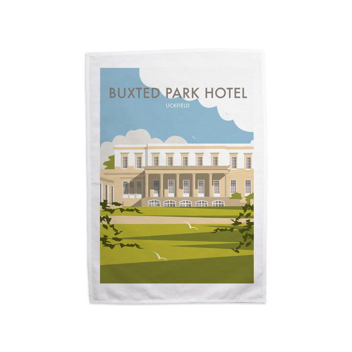 Buxted Park Hotel, Uckfield Tea Towel