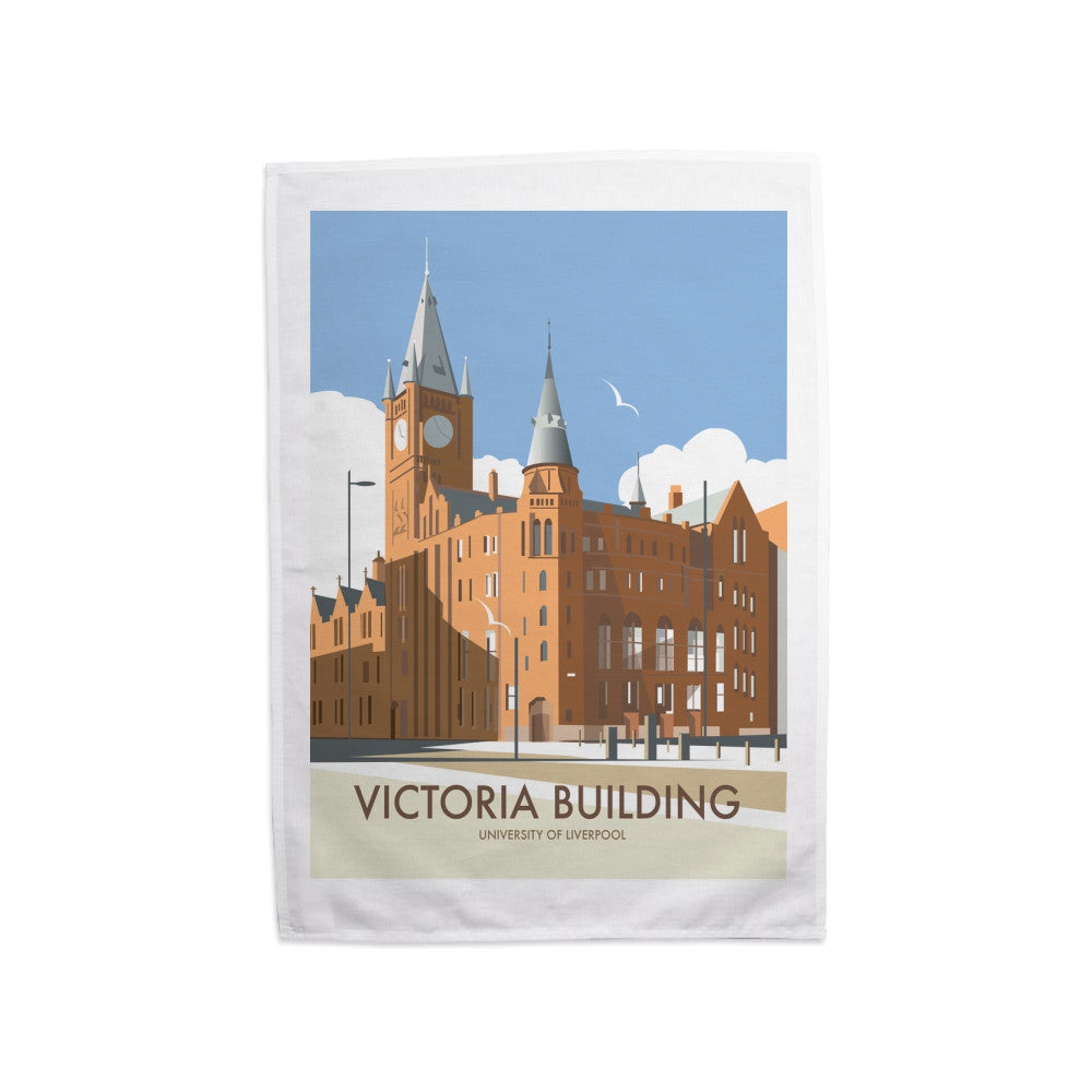 Victoria Building, University Of Liverpool Tea Towel