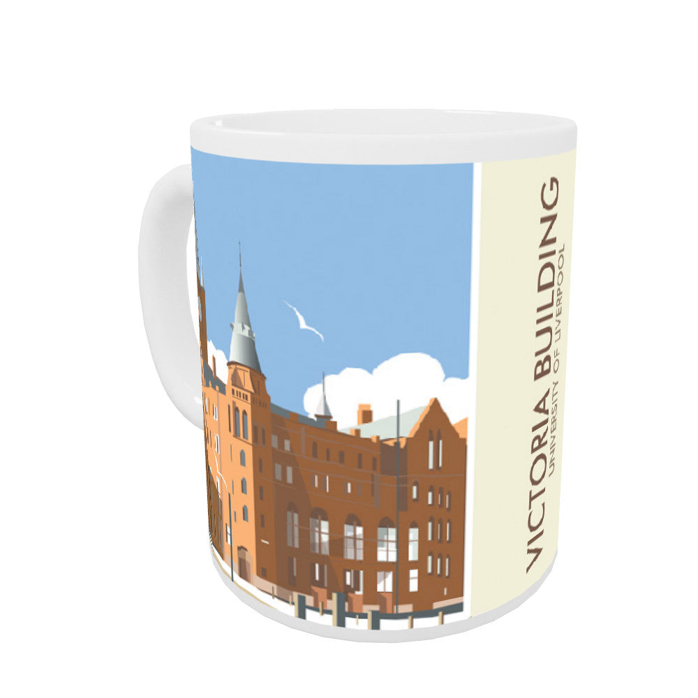 Victoria Building, University Of Liverpool Coloured Insert Mug
