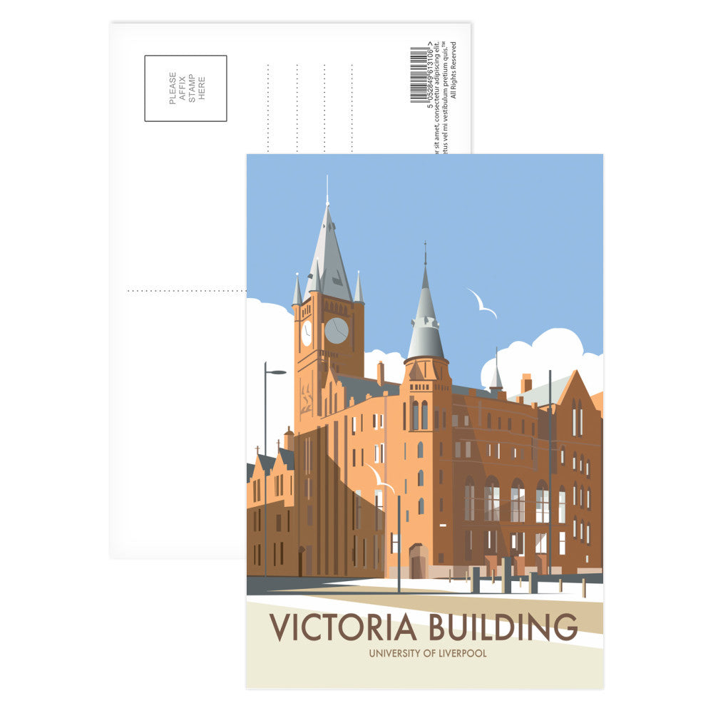 Victoria Building, University Of Liverpool Postcard Pack