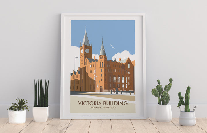 Victoria Building, University Of Liverpool - Art Print