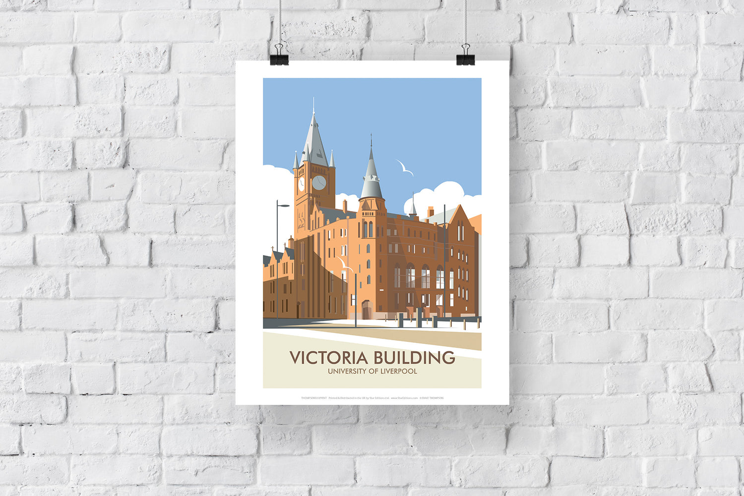 Victoria Building, University Of Liverpool - Art Print
