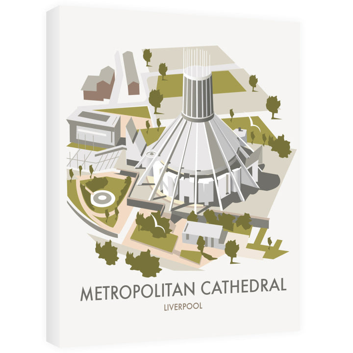 Metropolitan Cathedral, Liverpool 40cm x 60cm Canvas