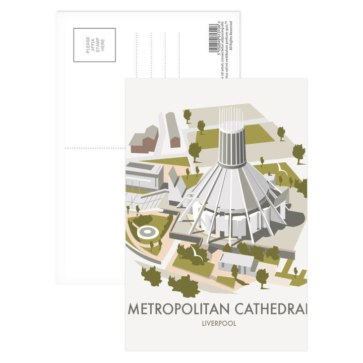 Metropolitan Cathedral, Liverpool Postcard Pack