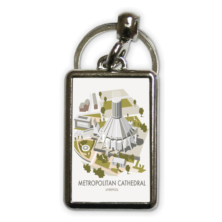 Metropolitan Cathedral, Liverpool Metal Keyring