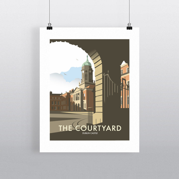The Courtyard, Dublin Castle 90x120cm Fine Art Print
