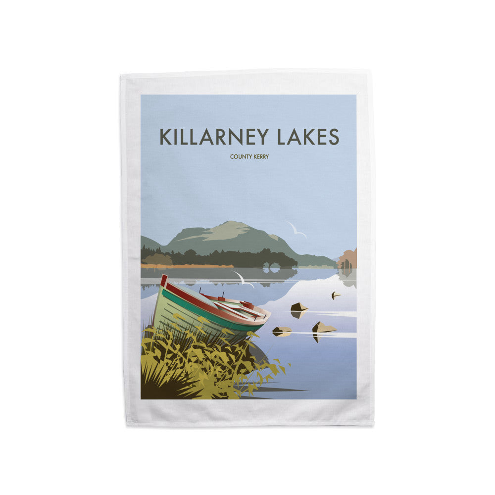 Killarney Lakes, County Kerry Tea Towel