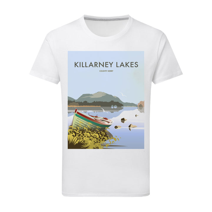 Killarney Lakes, County Kerry T-Shirt by Dave Thompson