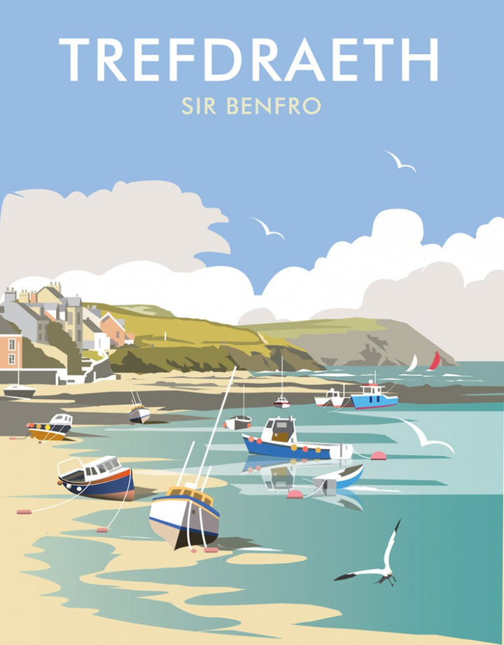 Trefdraeth, Sir Benfro Placemat