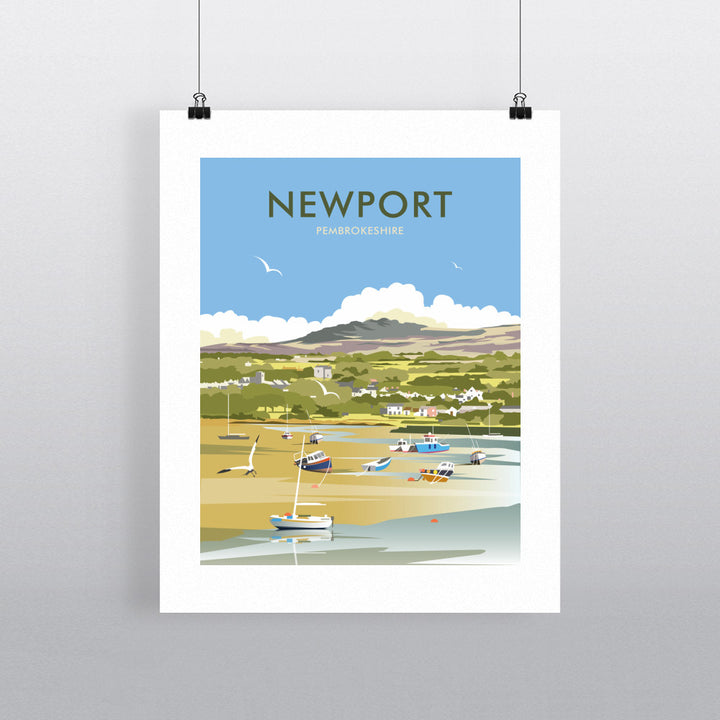 Newport, Pembrokeshire 90x120cm Fine Art Print