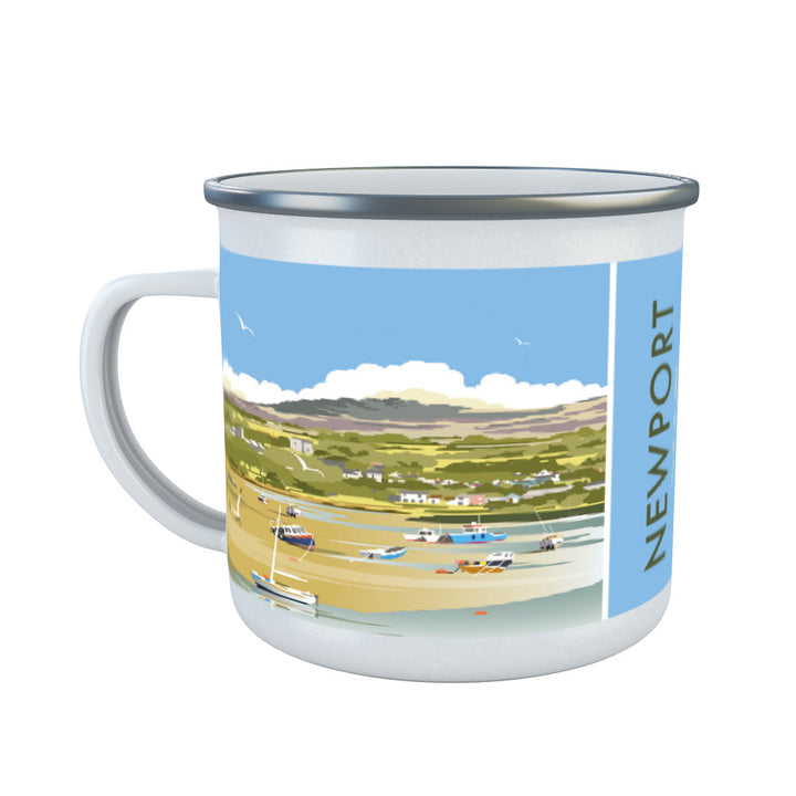 Newport, Pembrokeshire Enamel Mug