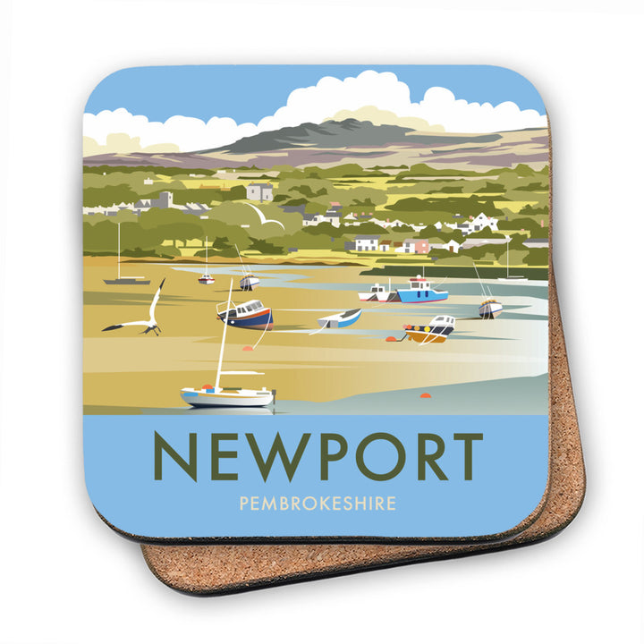 Newport, Pembrokeshire MDF Coaster