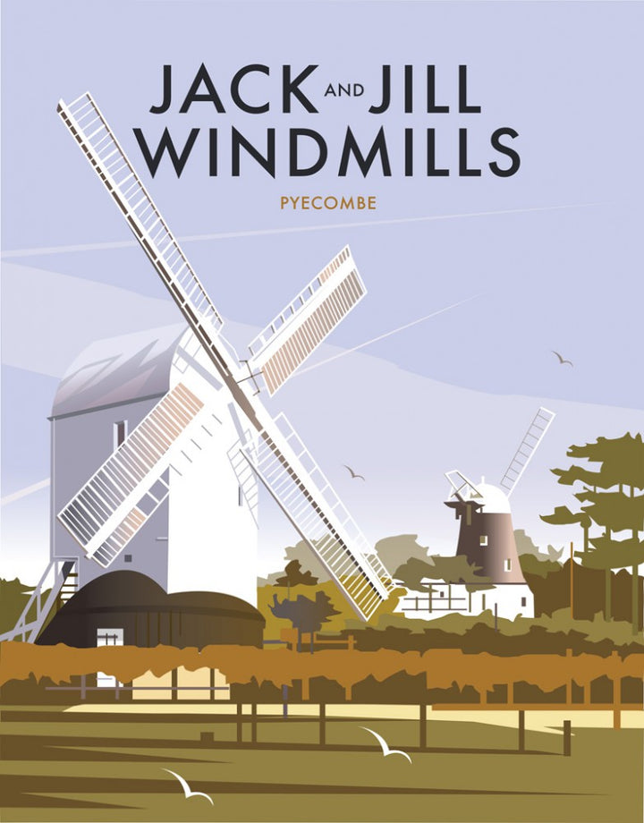 Jack And Jill Windmills, Pyecombe Placemat