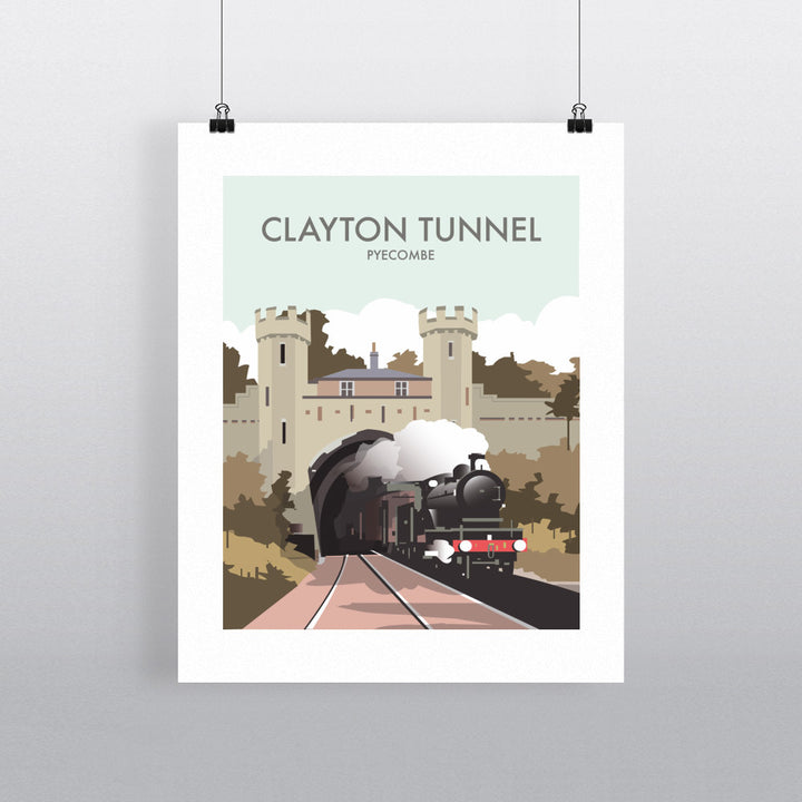 Clayton Tunnels, Pyecombe 90x120cm Fine Art Print