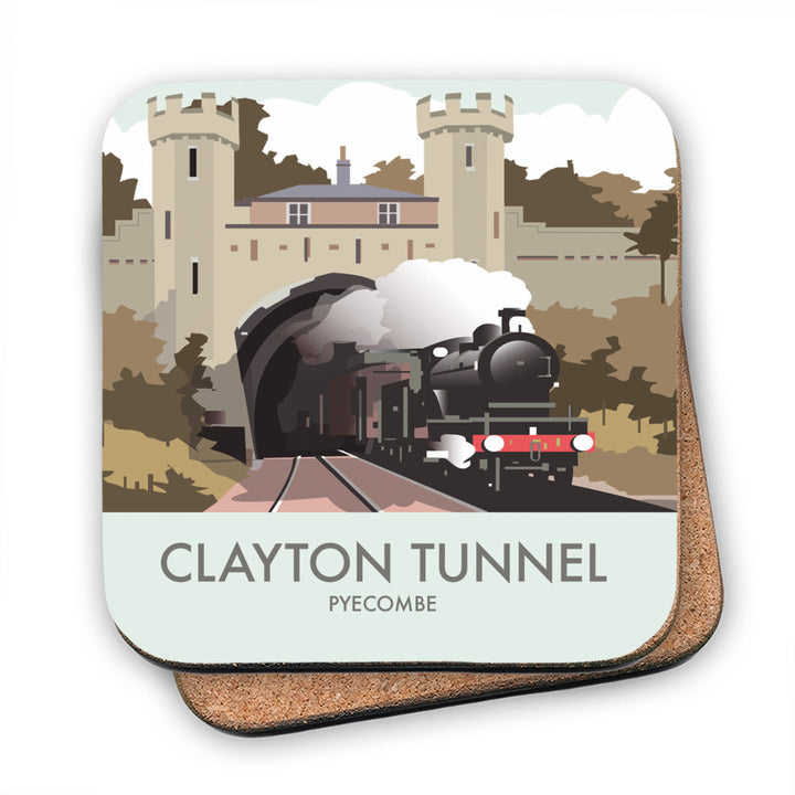 Clayton Tunnels, Pyecombe MDF Coaster