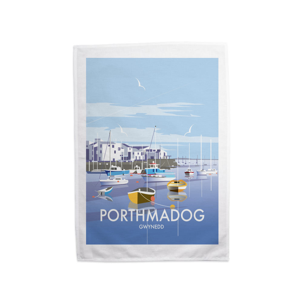 Porthmadog, Gwynedd, Tea Towel