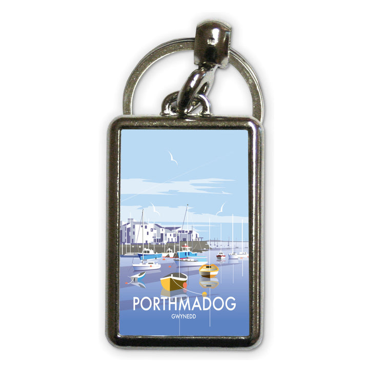 Porthmadog, Gwynedd, Metal Keyring