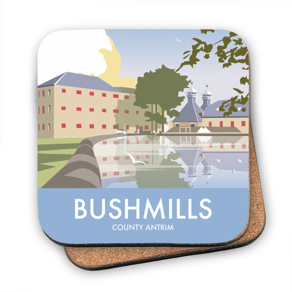 Bushmills, County Antrim MDF Coaster