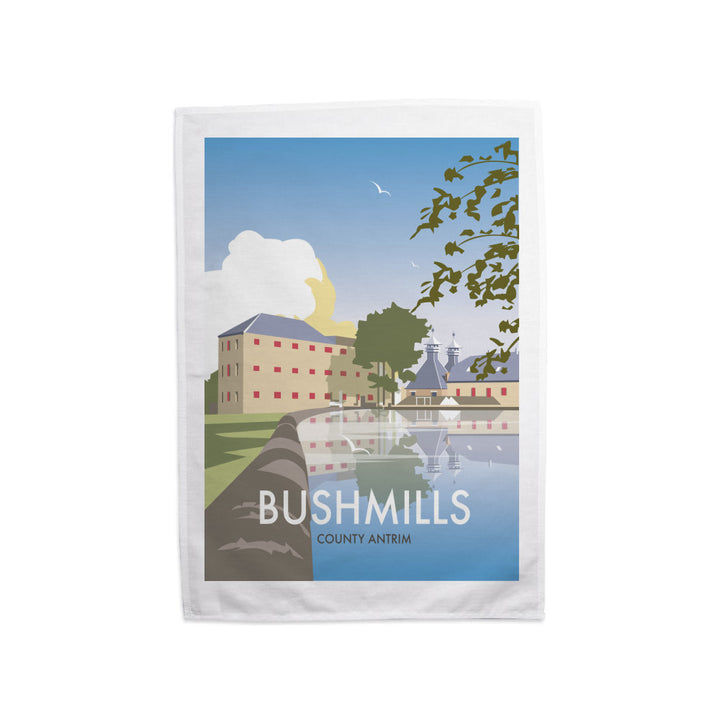Bushmills, County Antrim Tea Towel