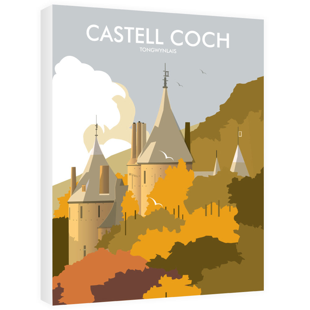 Castell Coch, Tongwynlais 40cm x 60cm Canvas