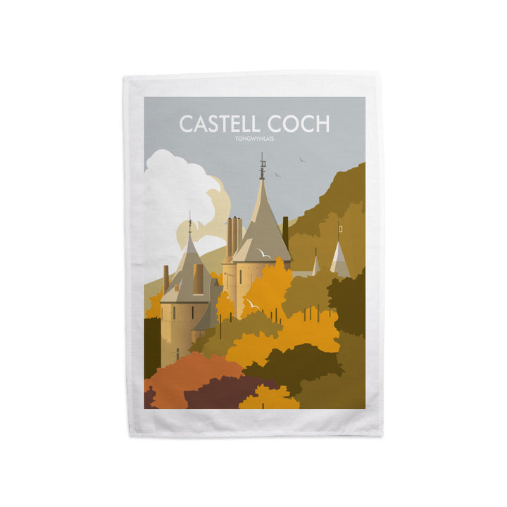 Castell Coch, Tongwynlais Tea Towel