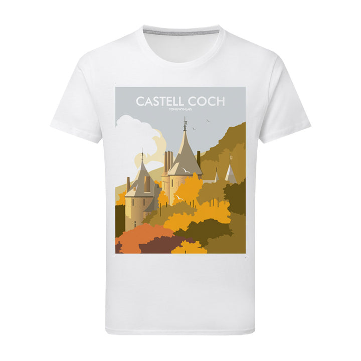 Castell Coch, Tongwynlais T-Shirt by Dave Thompson