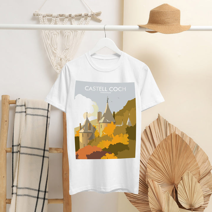 Castell Coch, Tongwynlais T-Shirt by Dave Thompson