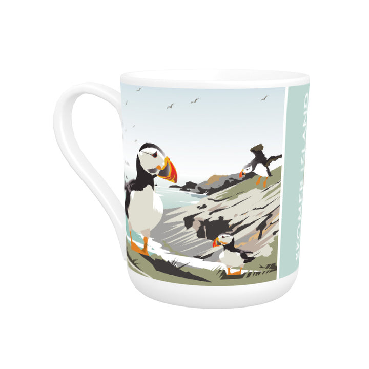 Skomer Island, Pembrokeshire Bone China Mug