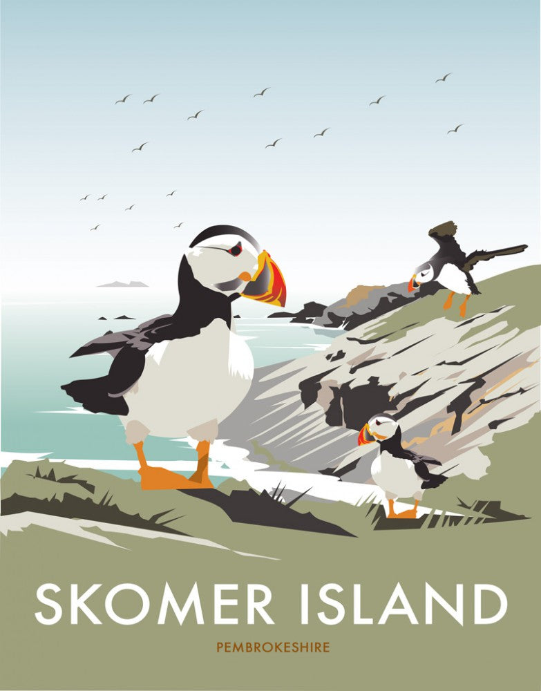 Skomer Island, Pembrokeshire Placemat