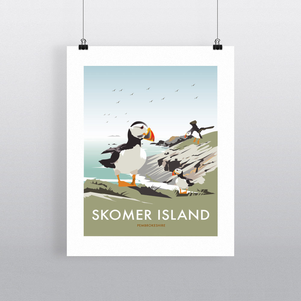 Skomer Island, Pembrokeshire 90x120cm Fine Art Print
