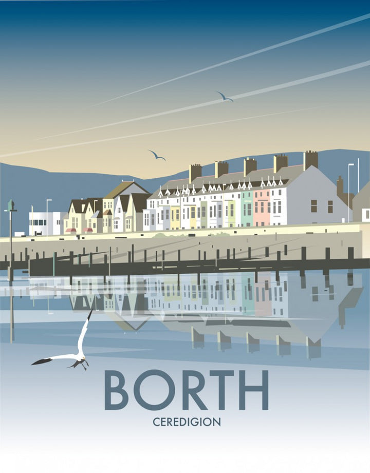 Borth, Ceredigion Placemat