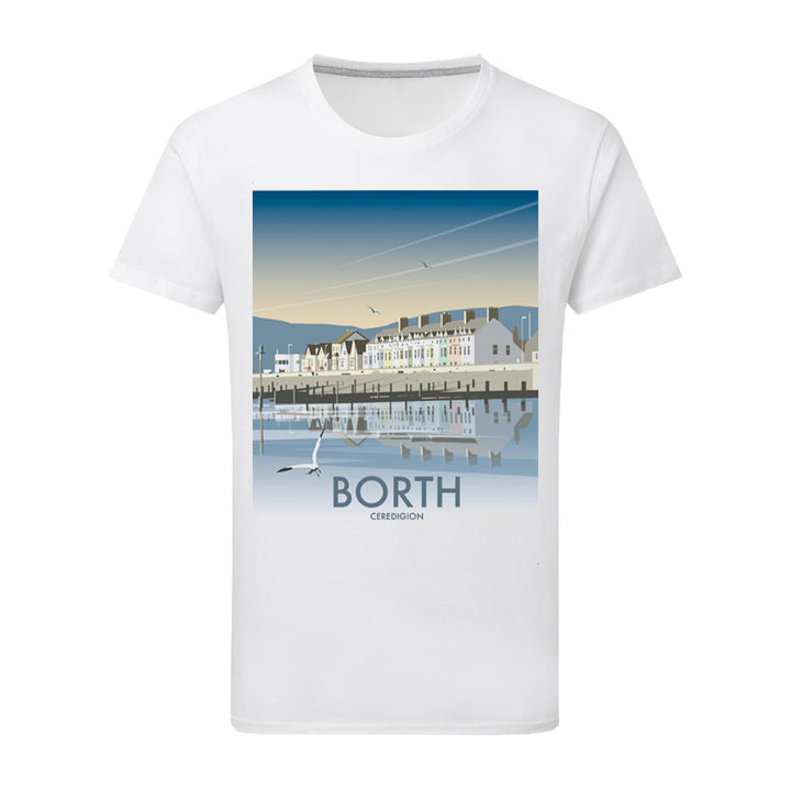 Borth, Ceredigion T-Shirt by Dave Thompson