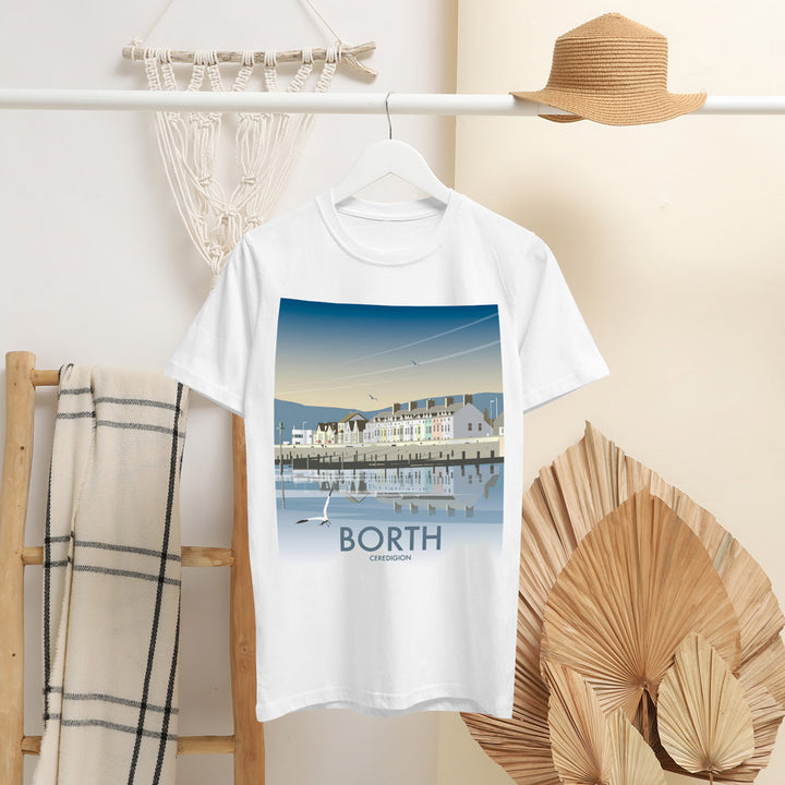 Borth, Ceredigion T-Shirt by Dave Thompson