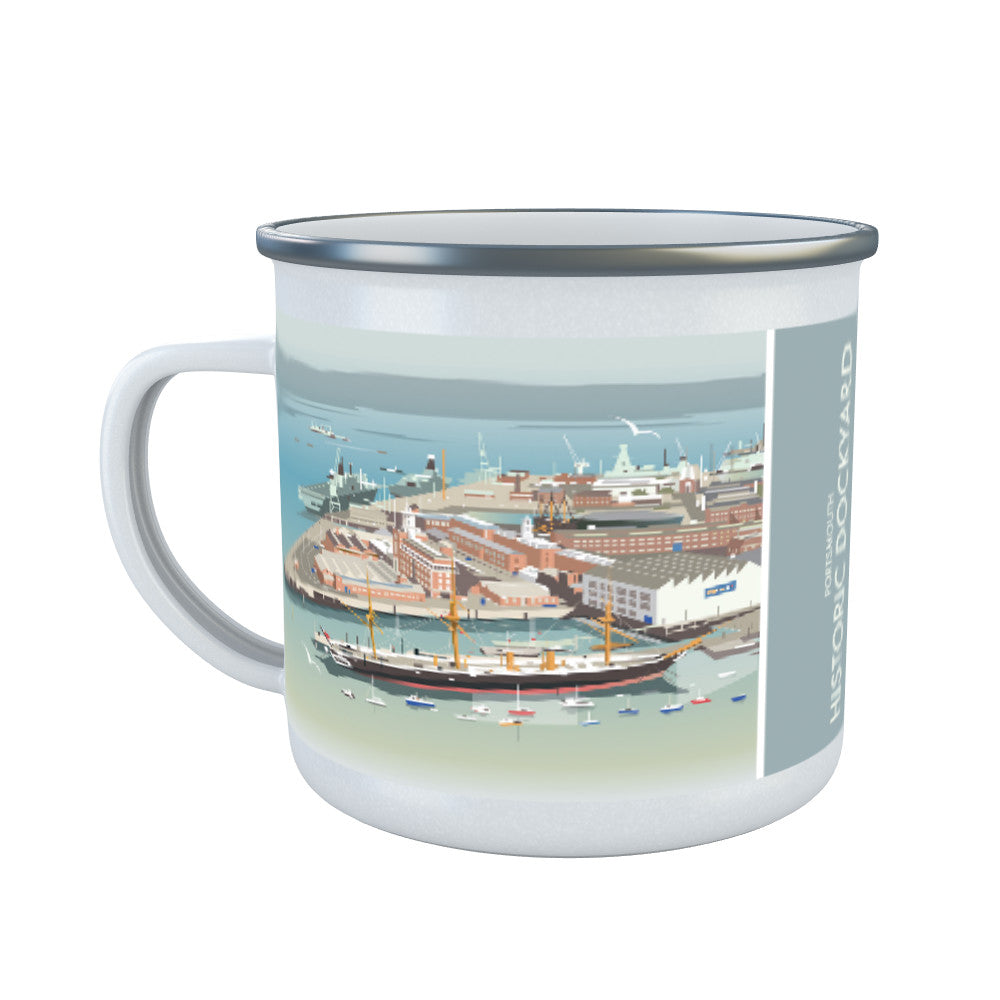 Historic Dockyard, Portsmouth Enamel Mug