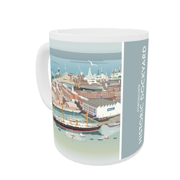 Historic Dockyard, Portsmouth Coloured Insert Mug