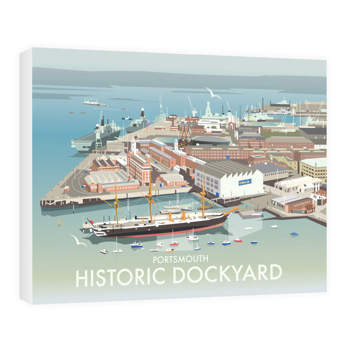 Historic Dockyard, Portsmouth 40cm x 60cm Canvas