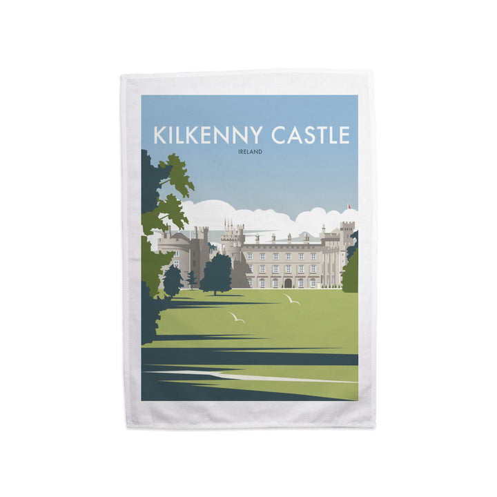 Kilkenny Castle, Ireland Tea Towel