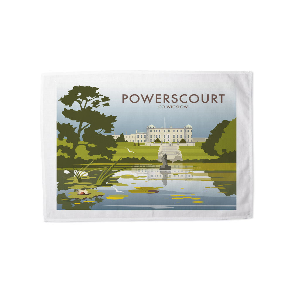 Powerscourt, County Wicklow Tea Towel