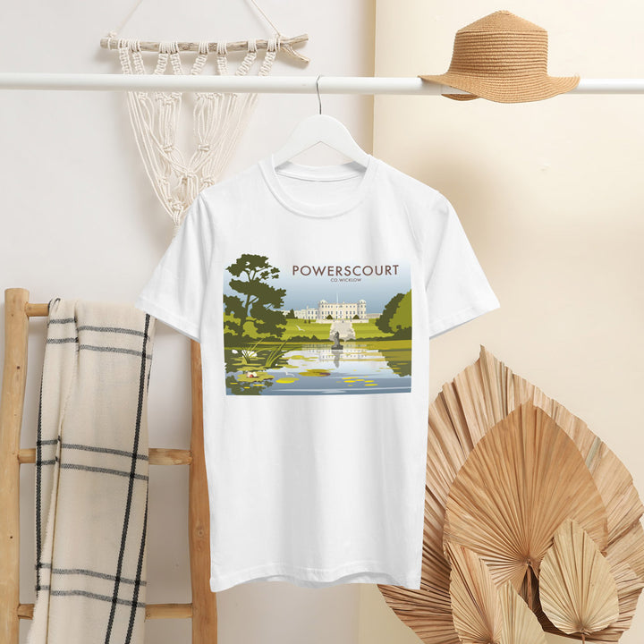 Powerscourt, County Wicklow T-Shirt by Dave Thompson