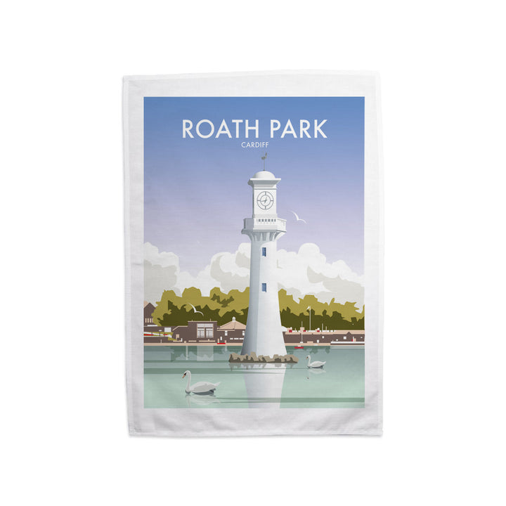 Roath Park, Cardiff Tea Towel