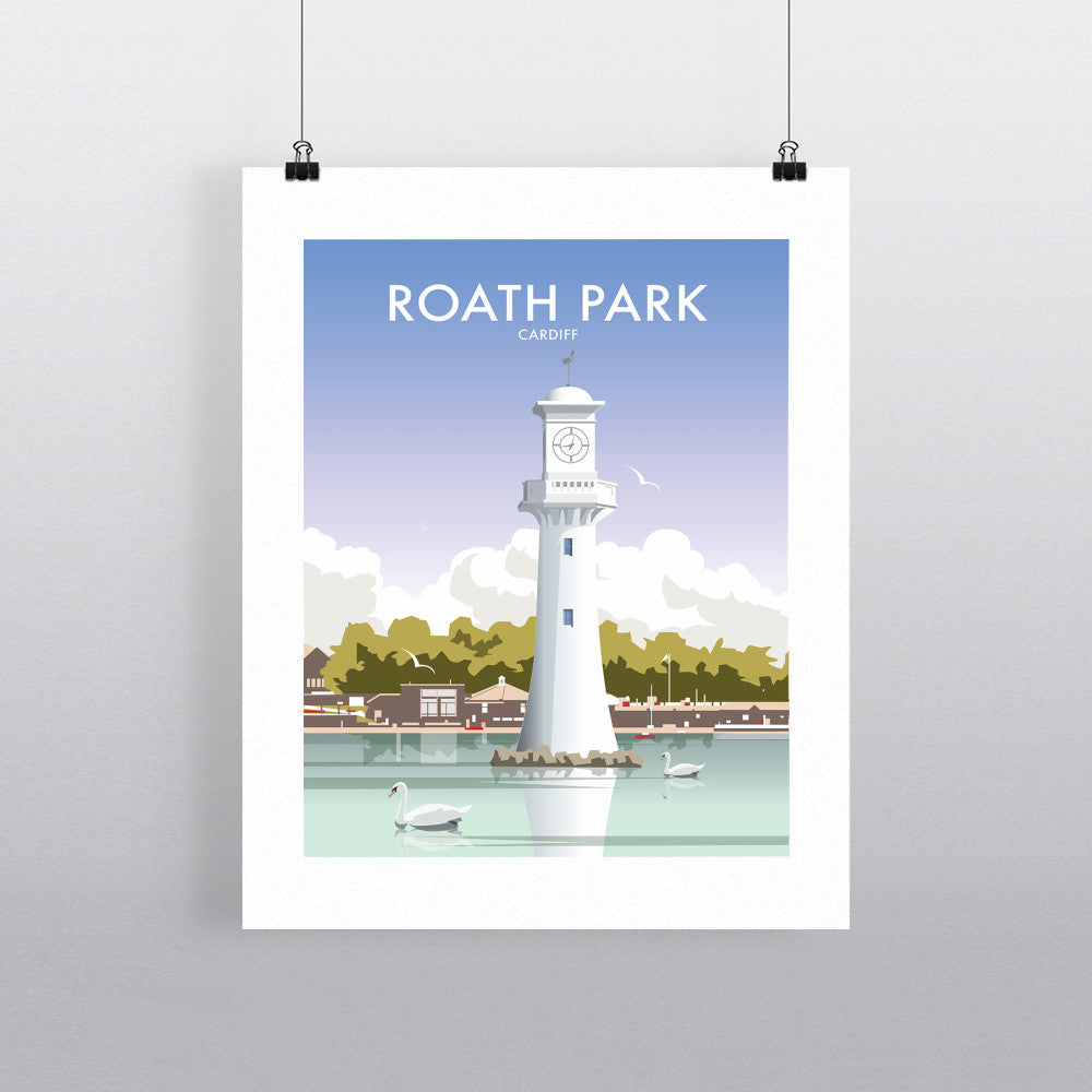 Roath Park, Cardiff 90x120cm Fine Art Print