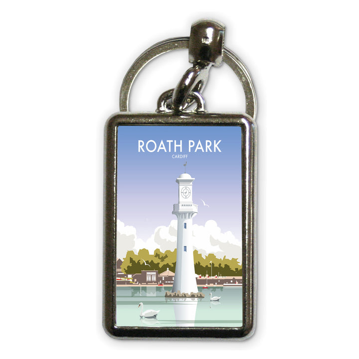 Roath Park, Cardiff Metal Keyring