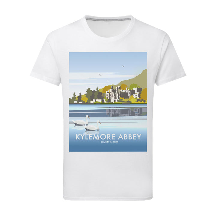 Kylemore Abbey, County Antrim T-Shirt by Dave Thompson