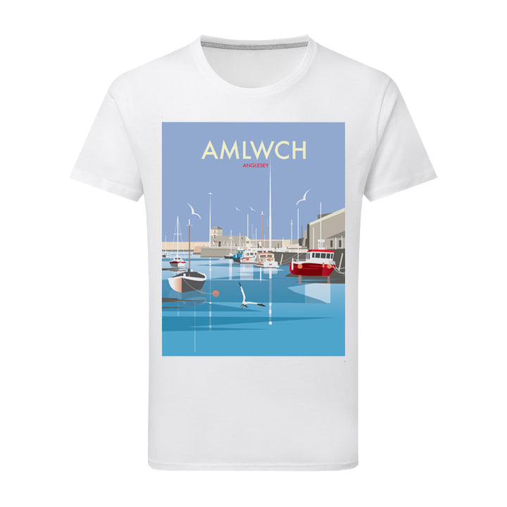 Amlwch, Anglesey T-Shirt by Dave Thompson