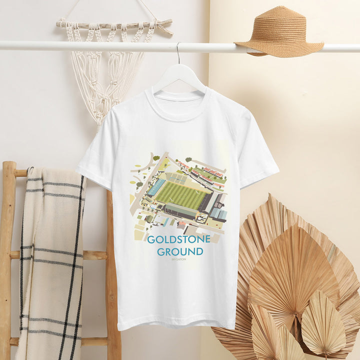 Goldstone Ground, Brighton T-Shirt by Dave Thompson