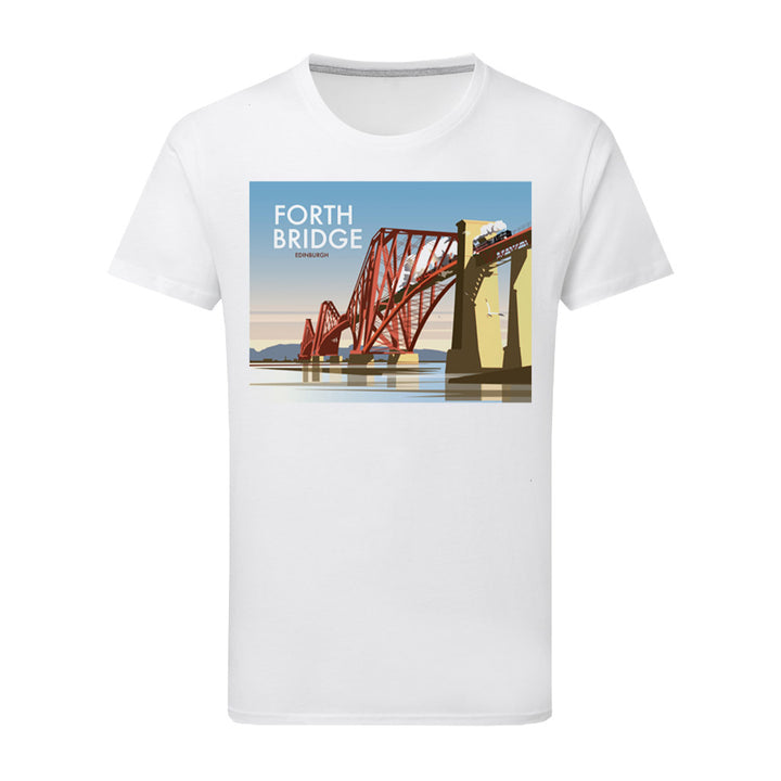 Forth Bridge, Edinburgh T-Shirt by Dave Thompson